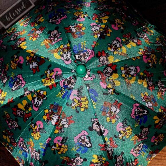 DISNEY BABY KIDS UMBRELLA Collectible Vintage HTF Rare NWT MICKEY MOUSE TITANIC - Picture 6 of 10